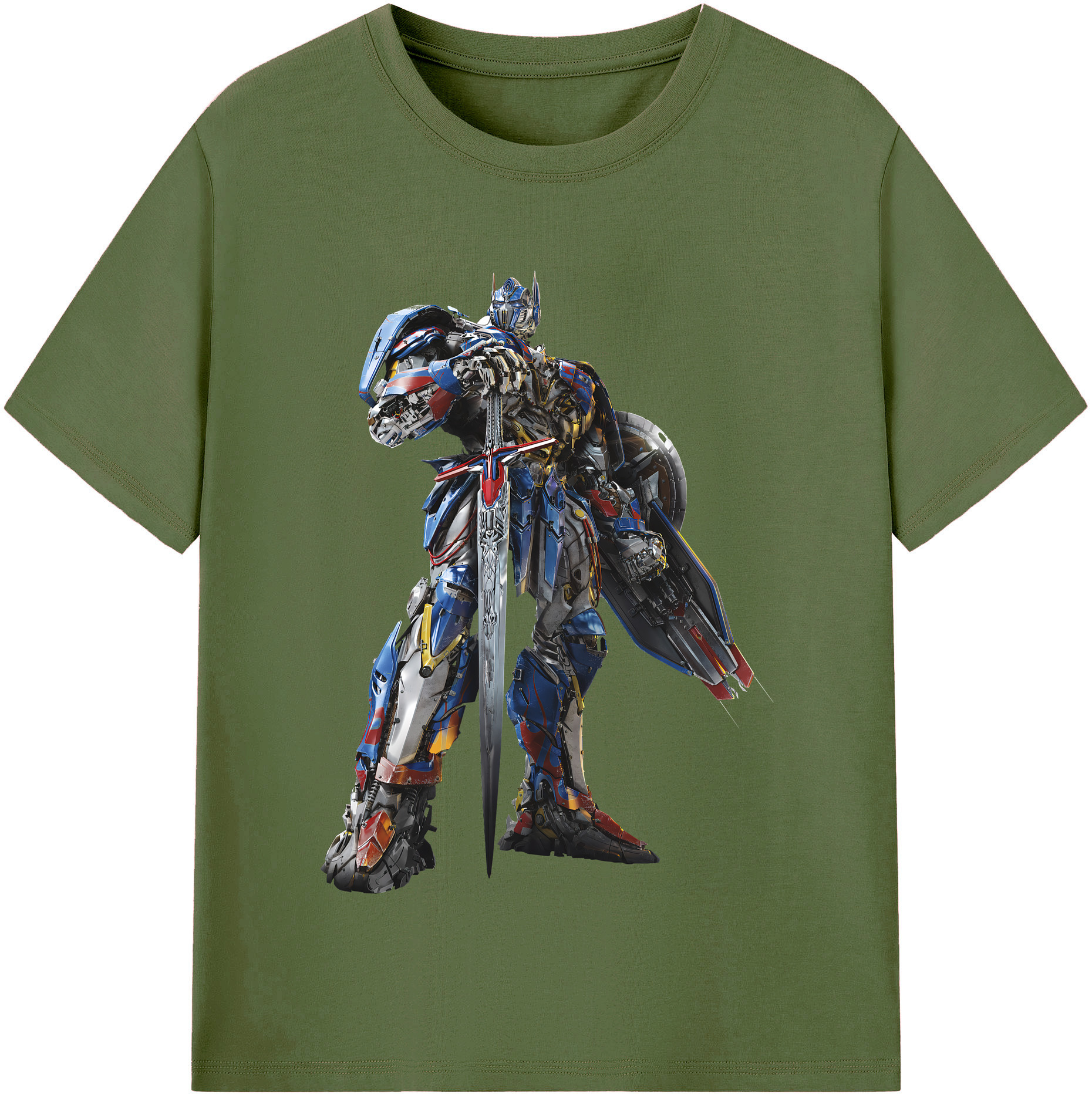 （画像用） Transformers トランスフォーマー 綿100％半袖Tシャツ（フロントプリント）